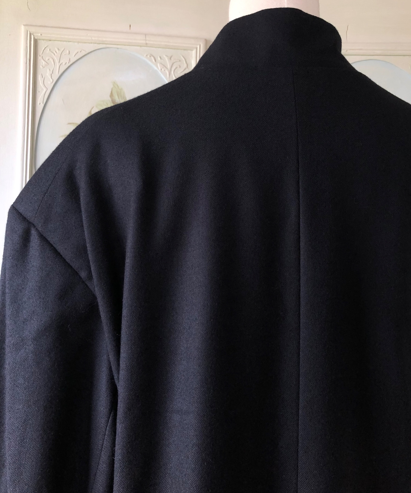 VTG ESKANDAR WOOL CASHMERE SILK JACKET DUSTER COAT ENGLAND-MADE LAGENLOOK EUC 2