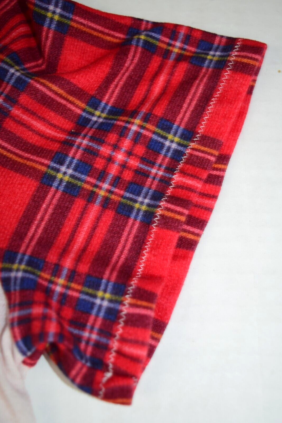 Vintage Mickey Mouse Shirt Love Clothing Size S 90s Plaid Drawstring Handmade
