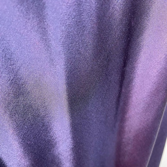 Vintage Y2K Morgan Co Whimsigoth Fairy Silky Slip Dress Small Purple Maxi HOCO