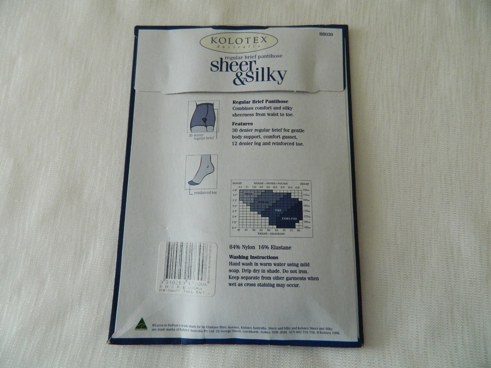 KOLOTEX Pantihose SHEER & SILKY Lycra Nearly Black Ave,Black Ave,Ink Navy Tall