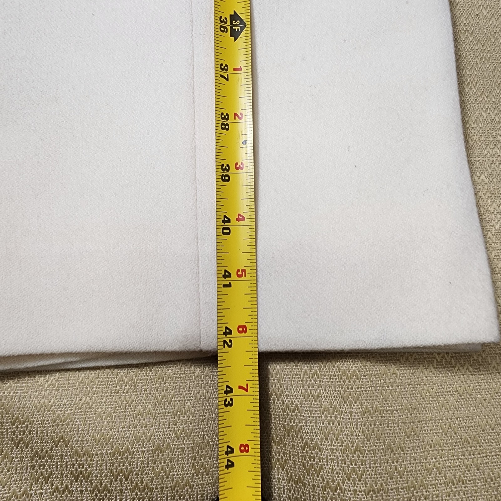 Classic Preppy Richard Evans 100% Pure Wool White Pleated Pants 16 Coastal Vtg