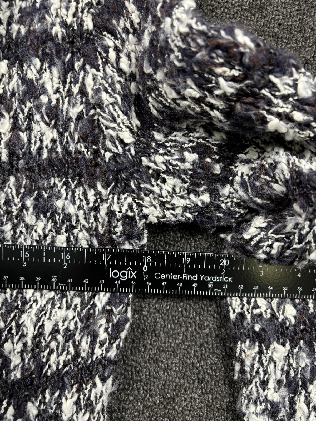 VTG Western Connection of California Cardigan Sweater Womens M Black White 90’s