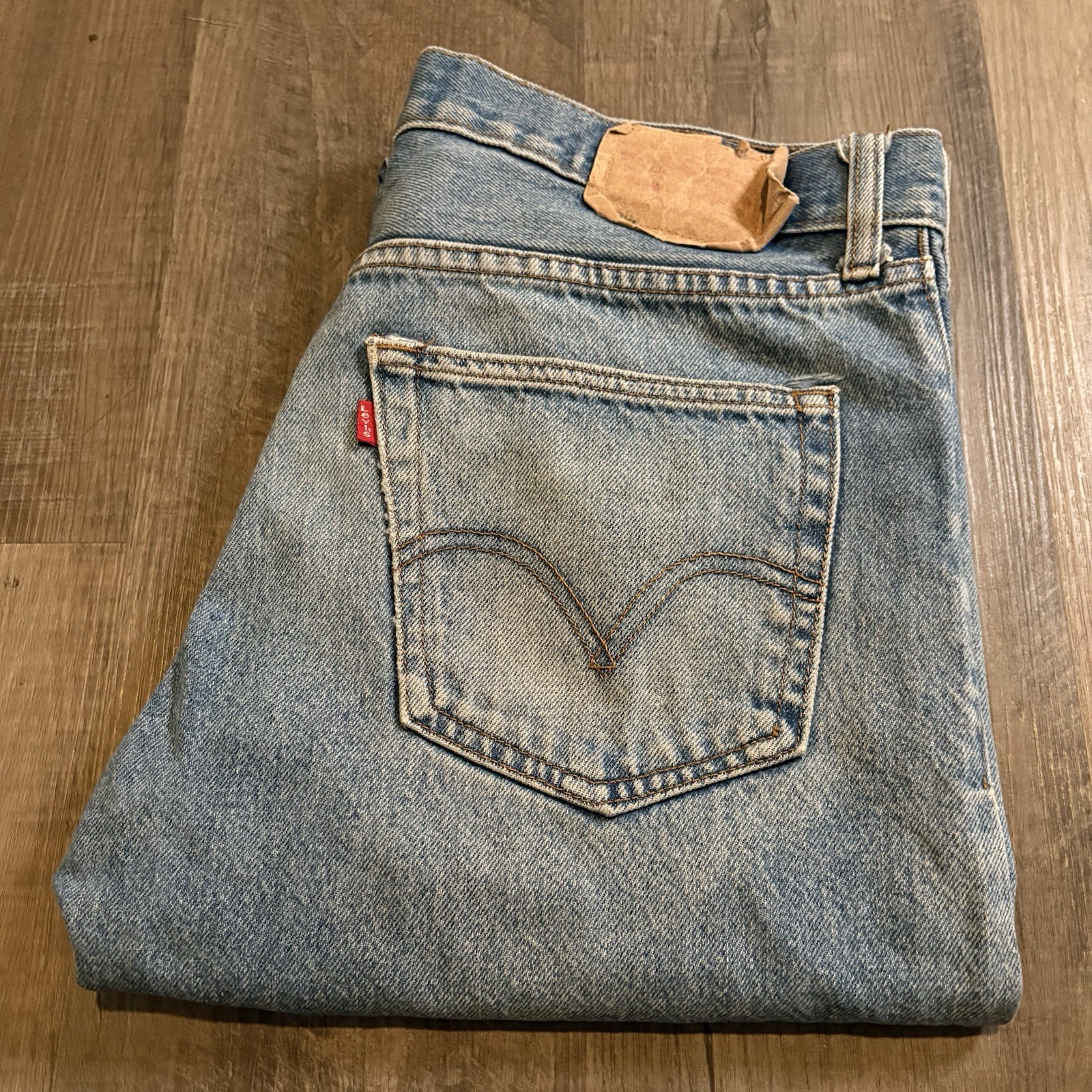 2x Vintage 1990s Levi’s Orange Tab Jeans (Women’s, 1996) (42×30)