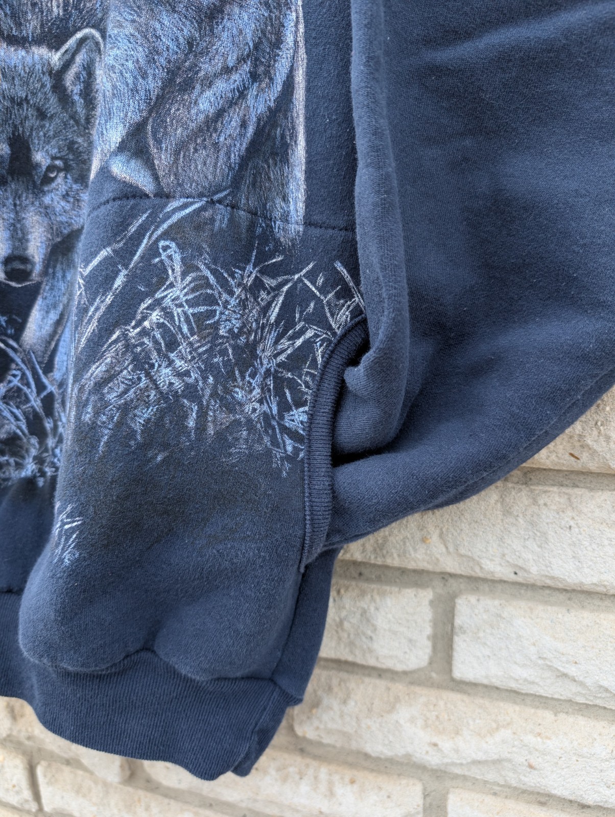 90s Wolves Wolf Sweatshirt Vtg Full Moon Art Unlimited Sportsware Women’s Large