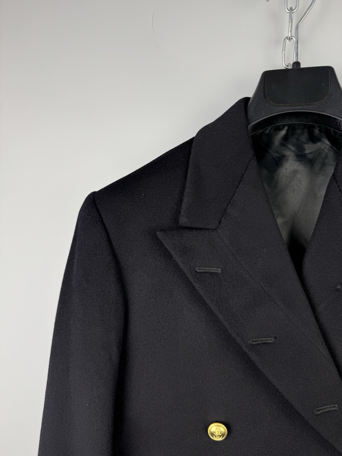 Vintage 1972 Gieves Hawkes Blazer Wool Cropped Naval Officer Jacket Coat