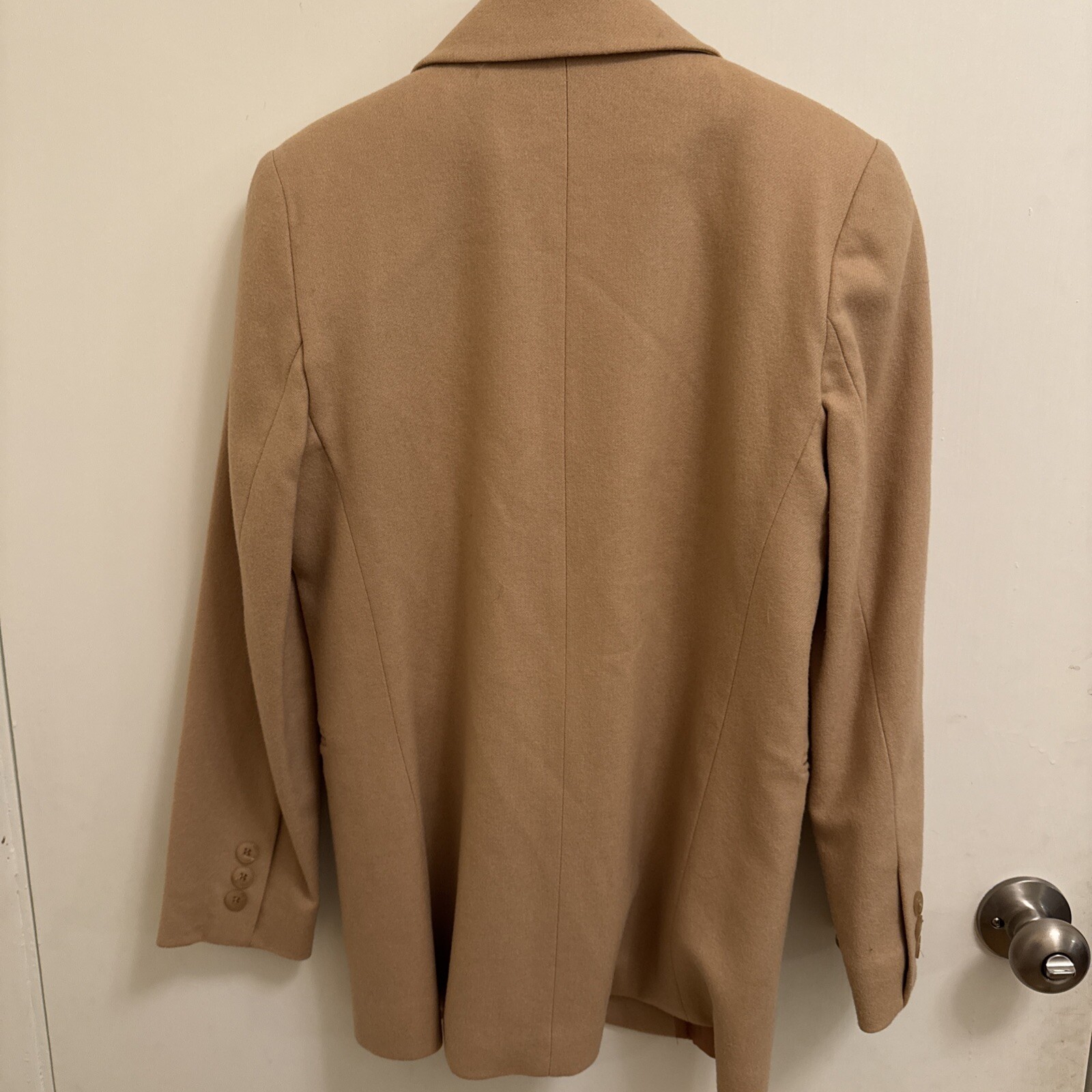 Vintage Preview International Women’s Wool Blazer-Camel Color Xxs Petite 2 4