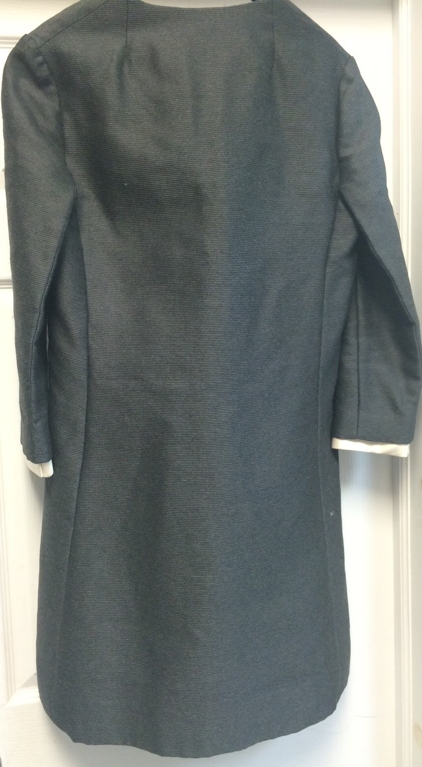 BOB BUGNAND For SAM Friedlander Grey Handmade Dress Sz 8