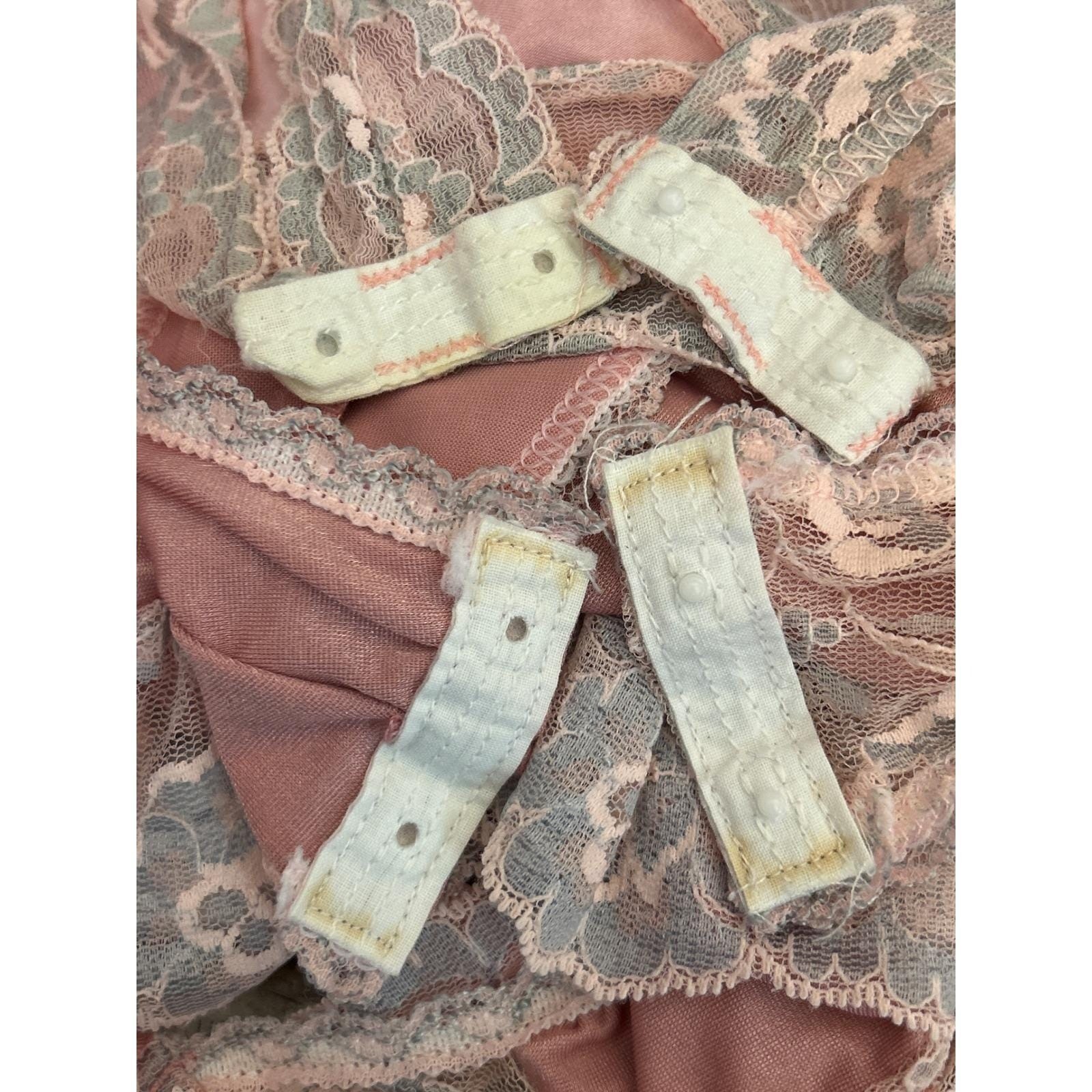 Vintage Shirley of Hollywood Lingerie 3 Piece Set Coquette Balletcore Romantic