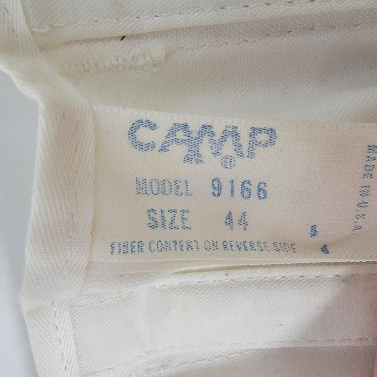 Vintage CAMP Corset Girdle Support #9166 SZ 44 Cotton Truss Laces 1940-50’s USA