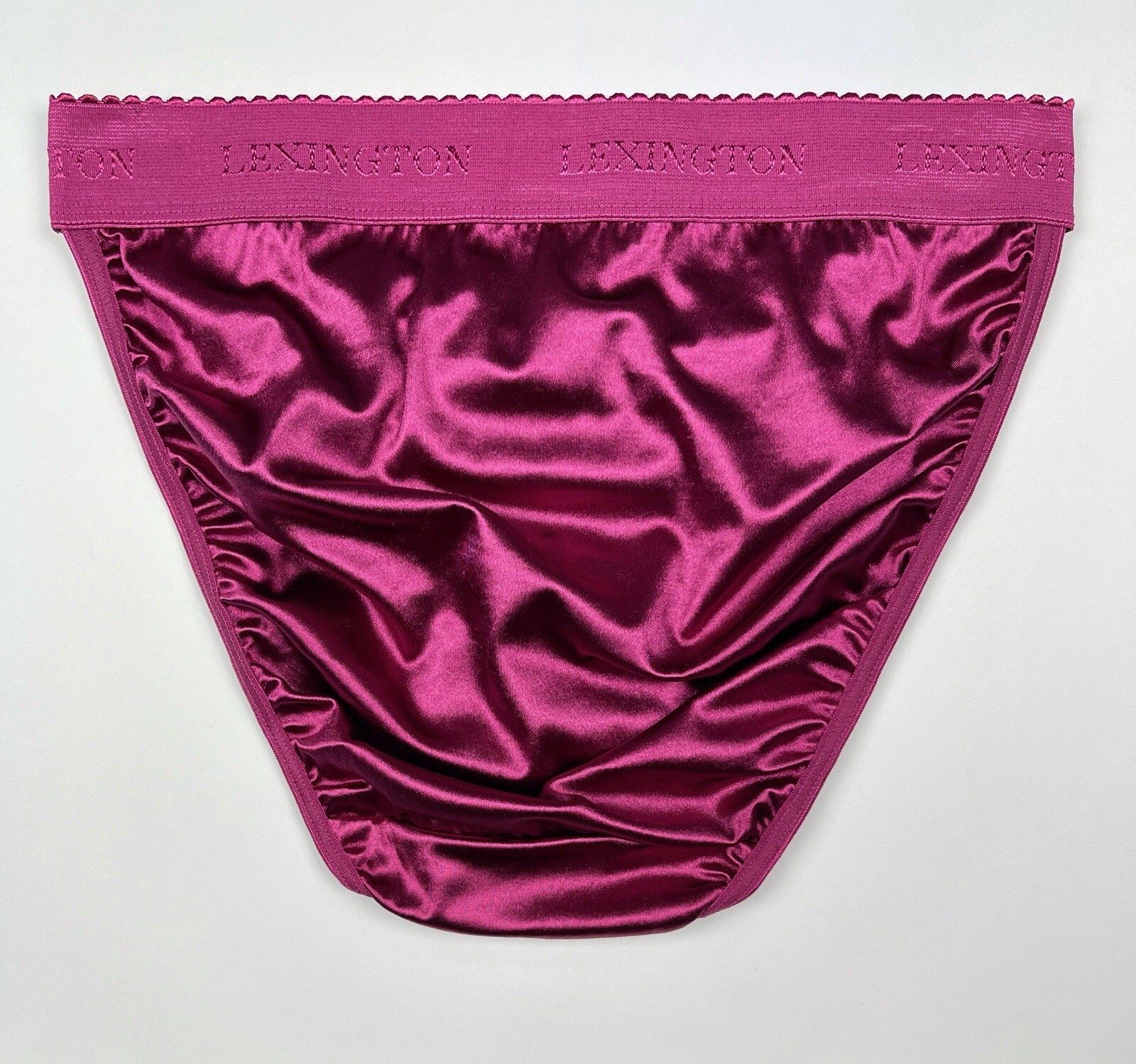 Rio Satin Panty Wide Waistband Burgundy 2XL/9