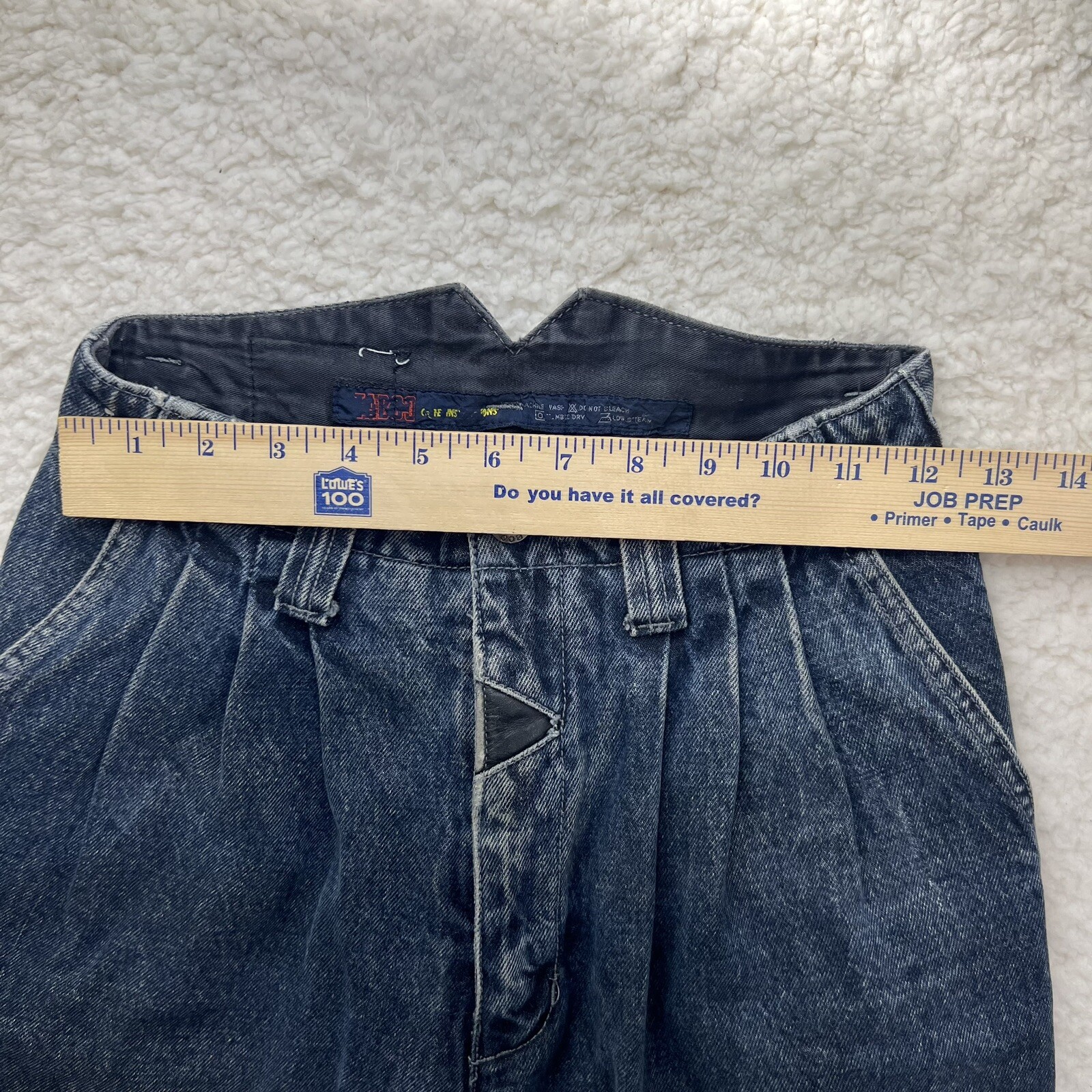 Vintage Taboo High Waisted High-Rise Tapered Leg Denim Mom Jeans Size 7/8