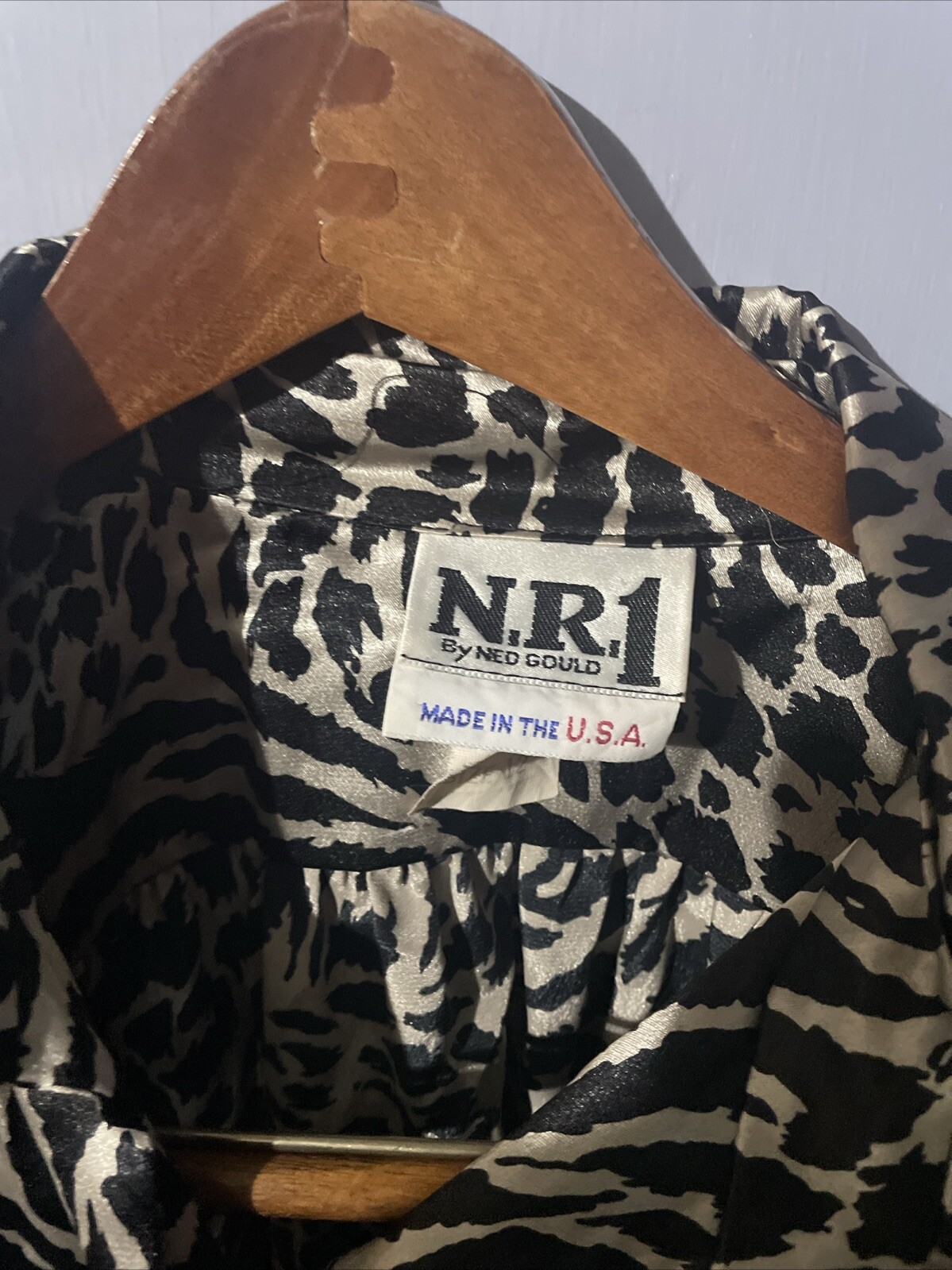 Vintage N.R. 1 by Ned Gould blouse 70s/80s. Sized 12