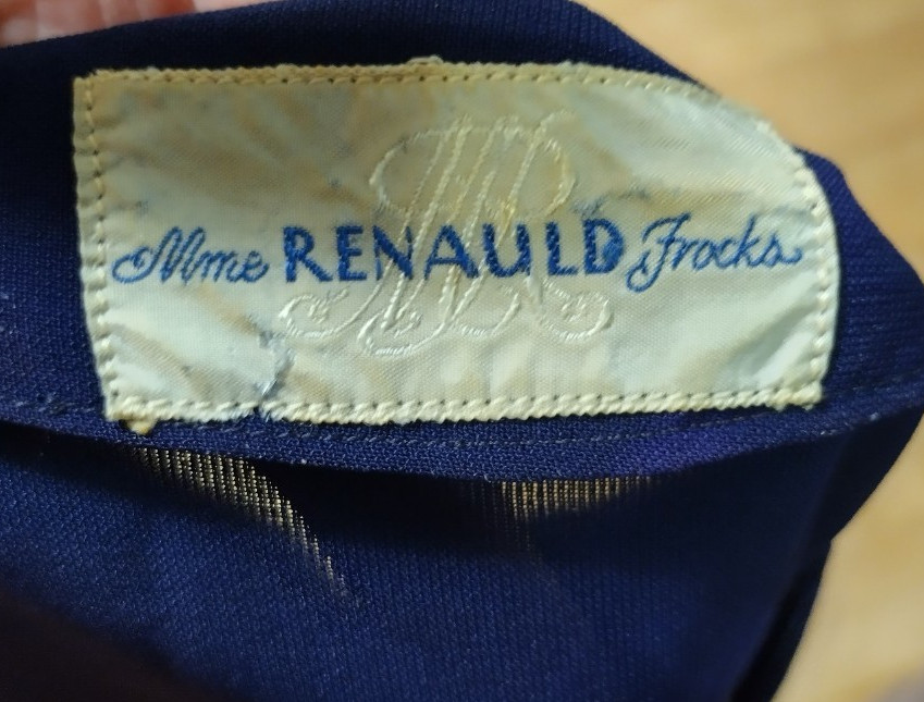 Vintage Mme Renaud Frocks – Silk or Rayon Blouse – Size S – Very Delicate 1940’s