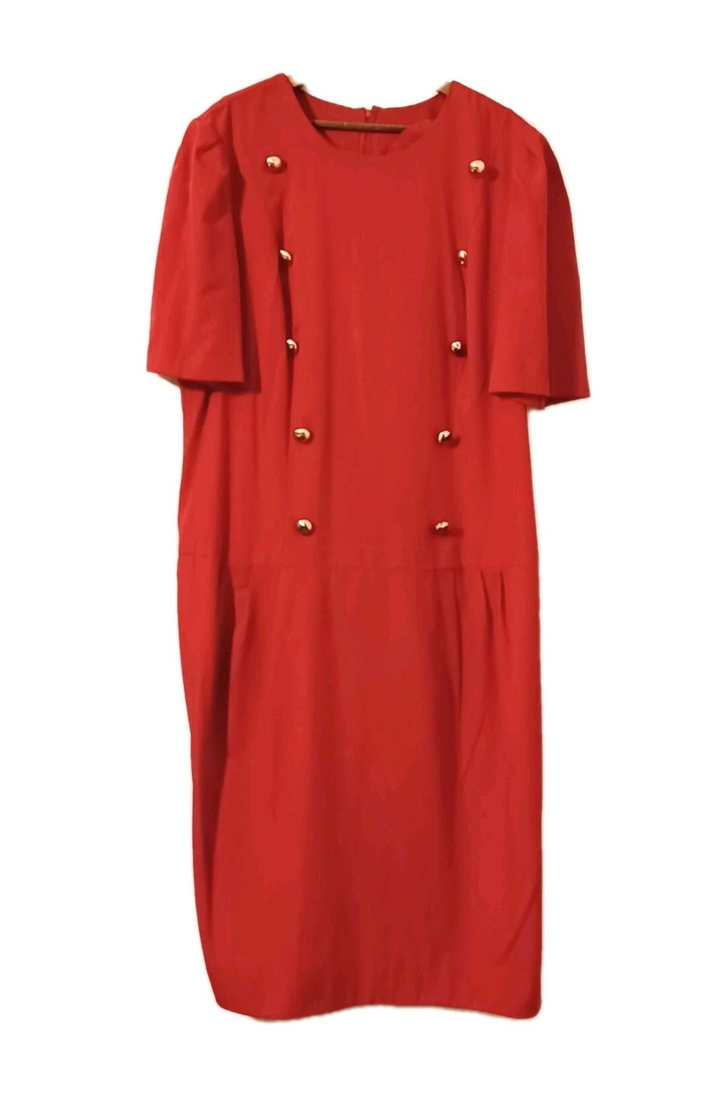 Vintage Ari’s Korner Red Maxi Dress With Button Details – Plus Size 20