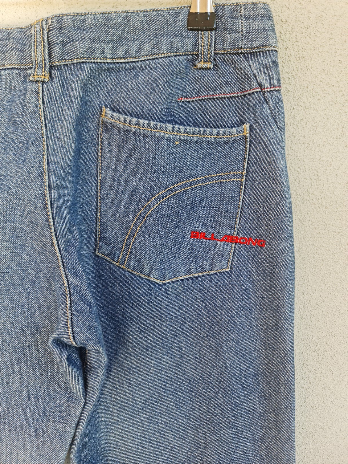 VINTAGE BILLABONG Denim Jeans Size 8 XS Mid Blue 90’s Non-Stretch Retro