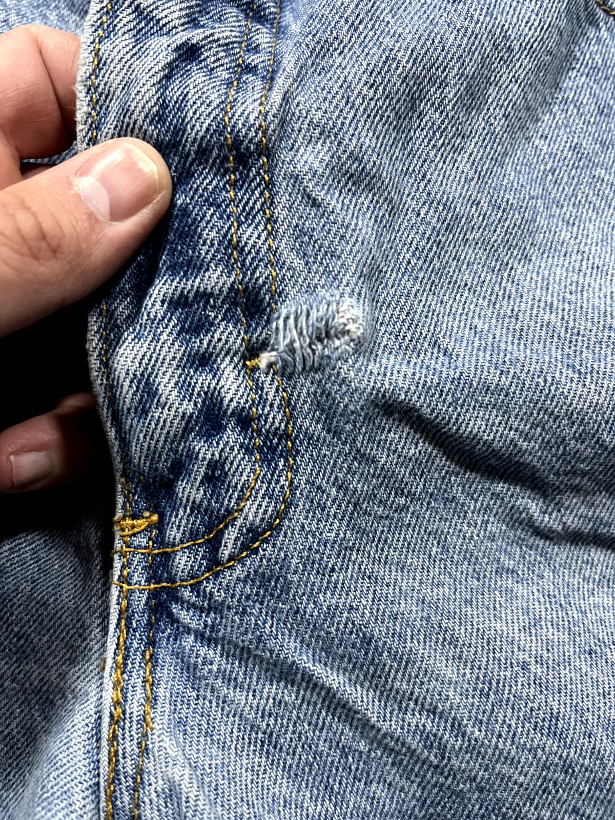 VTG NUOVO County Seat Acid Wash 100% Cotton Denim Women Size 9/10 High Waist