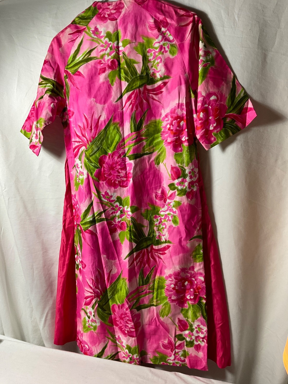 Vintage Kamehameha Hawaiian Flower Pocket Dress 1960 Mid century Made in Hawaii