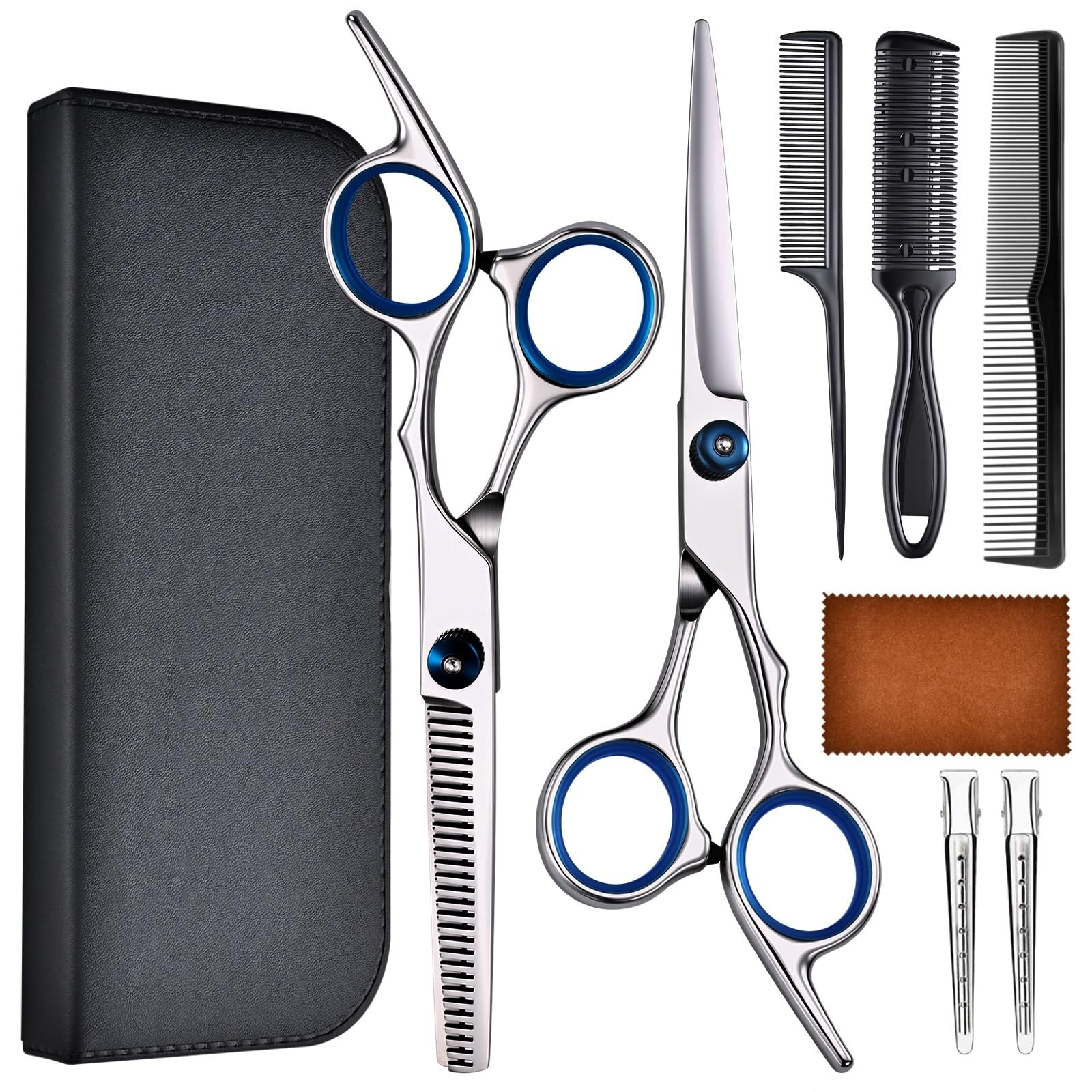YUQGAOP Hair Cutting Scissors Set Professional Stainless Cutting Hair Scissors