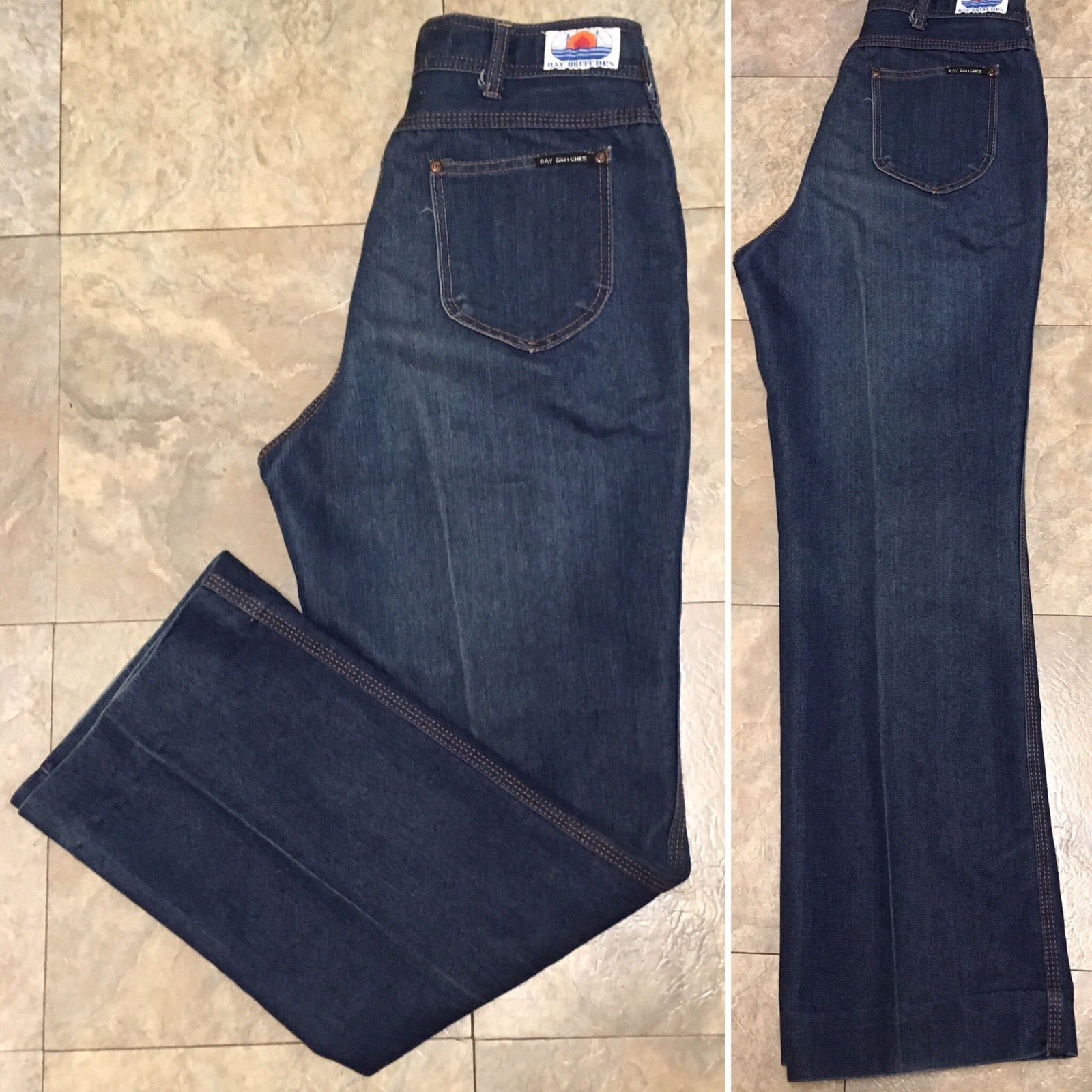 Vintage Bay Britches Jeans High Waist Sz 15/16 (30″ Waist) 80s 1980s