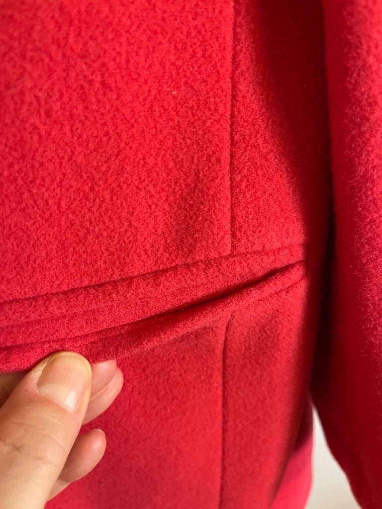 Vintage Wool Jacket Pink 10 Neutral Cashmere 80s Retro Mod Classic Preppy Chic