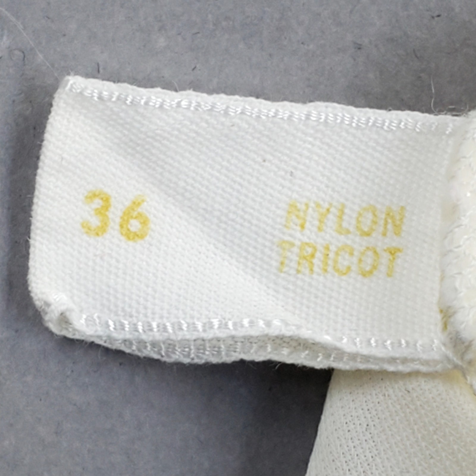 Vintage 60s Rogers Run Proof Tricot Nylon Sheer Pintucked Pleat Dress Slip Sz 36