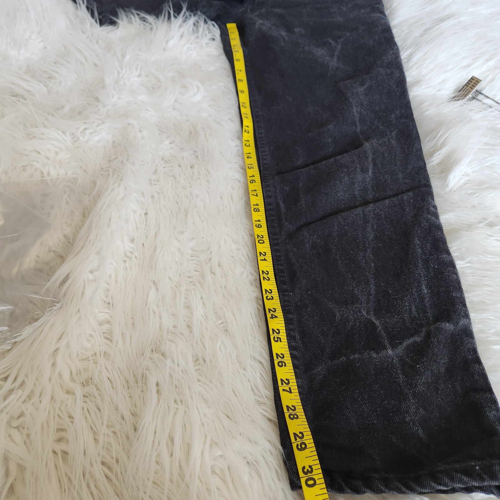 Vintage 90s Levi’s 551 Women Sz 10 27×30 Black Jeans Relaxed Fit Tapered Leg Zip
