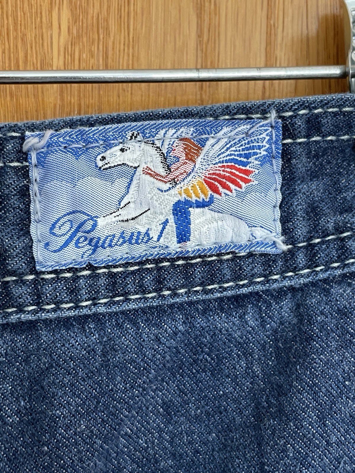 1970s Pegasus Jeans High Rise Flared 30” Waist Vintage Jeans