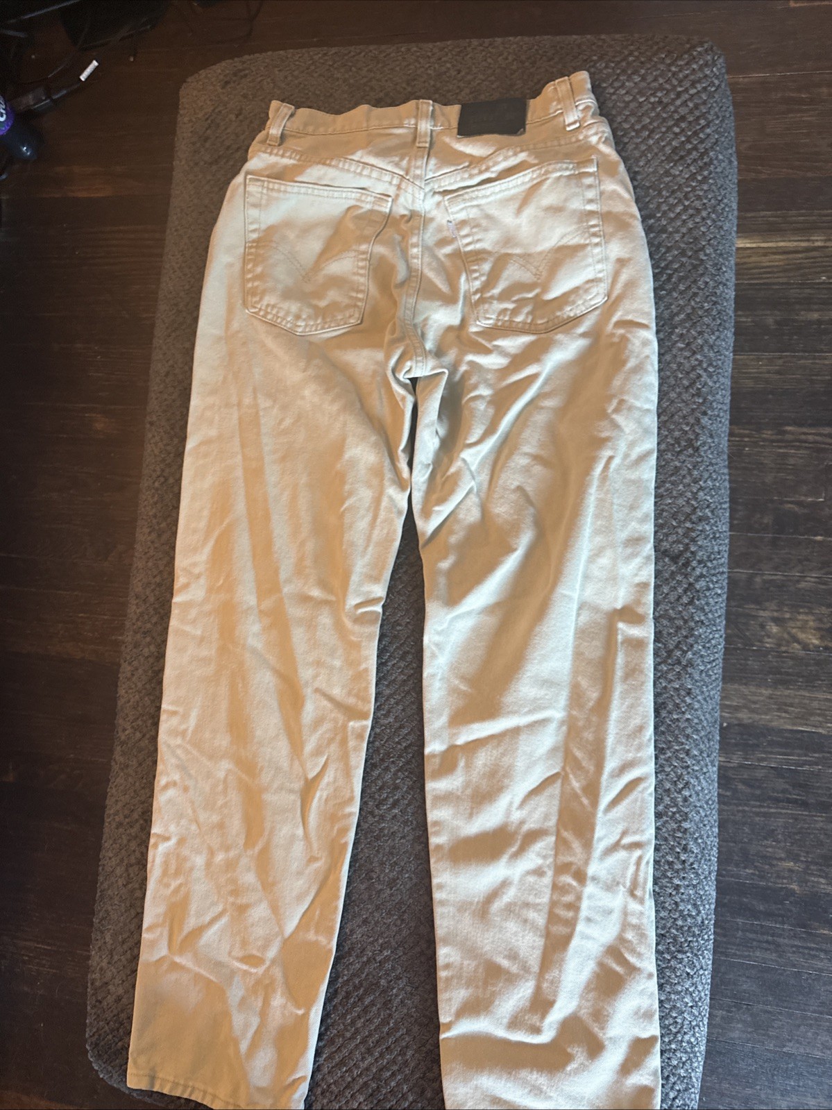 Vtg 90s Levi’s SilverTab Loose Fit Khaki Pants Womens Size 6 Made USA Workwear