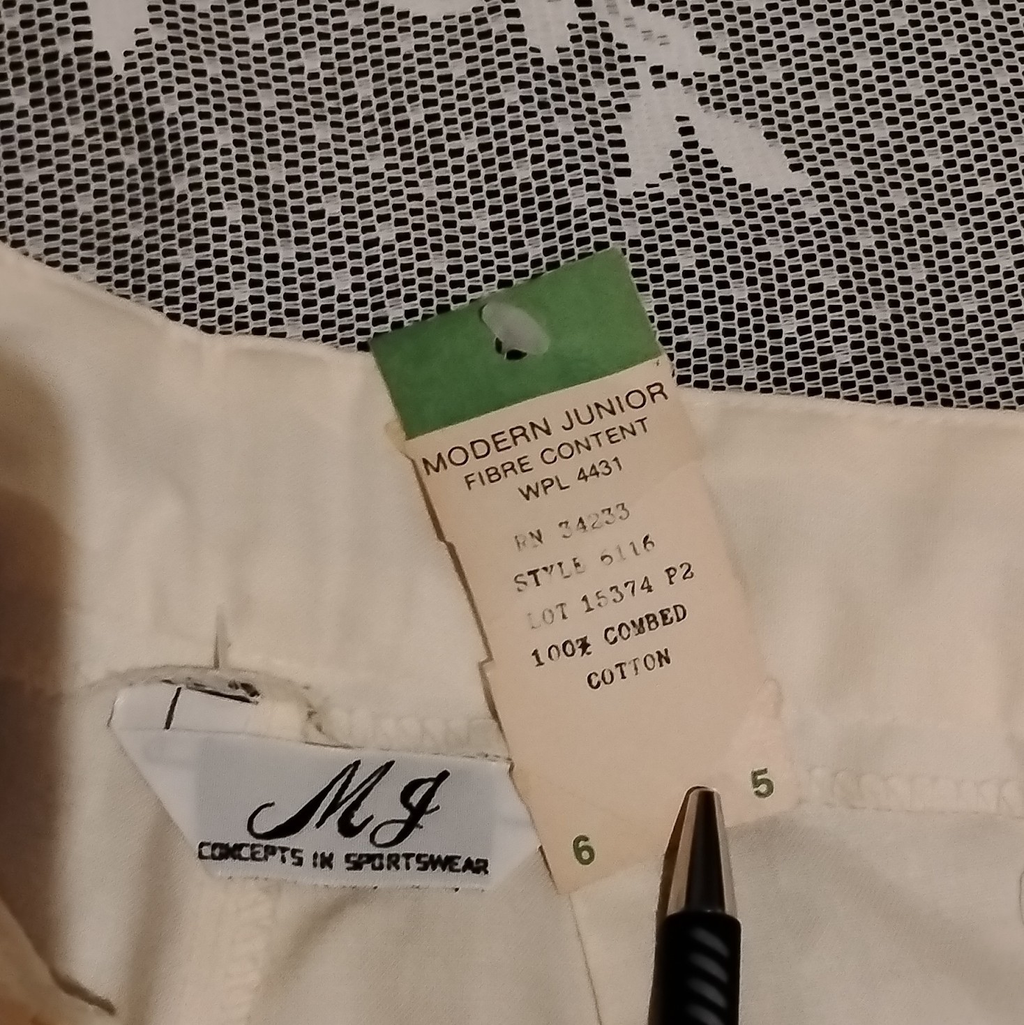 Vintage Mj 3 Piece Concepts in Sportswear Ivory Pant Suit Set With Skirt