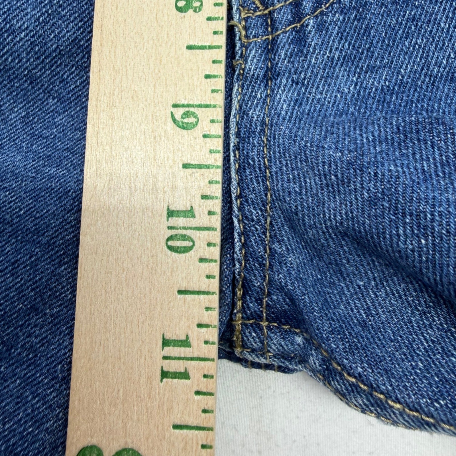 VTG 70s Nest Ce Pas High Waisted Flare Jeans Western Disco Denim 28×32 11/12