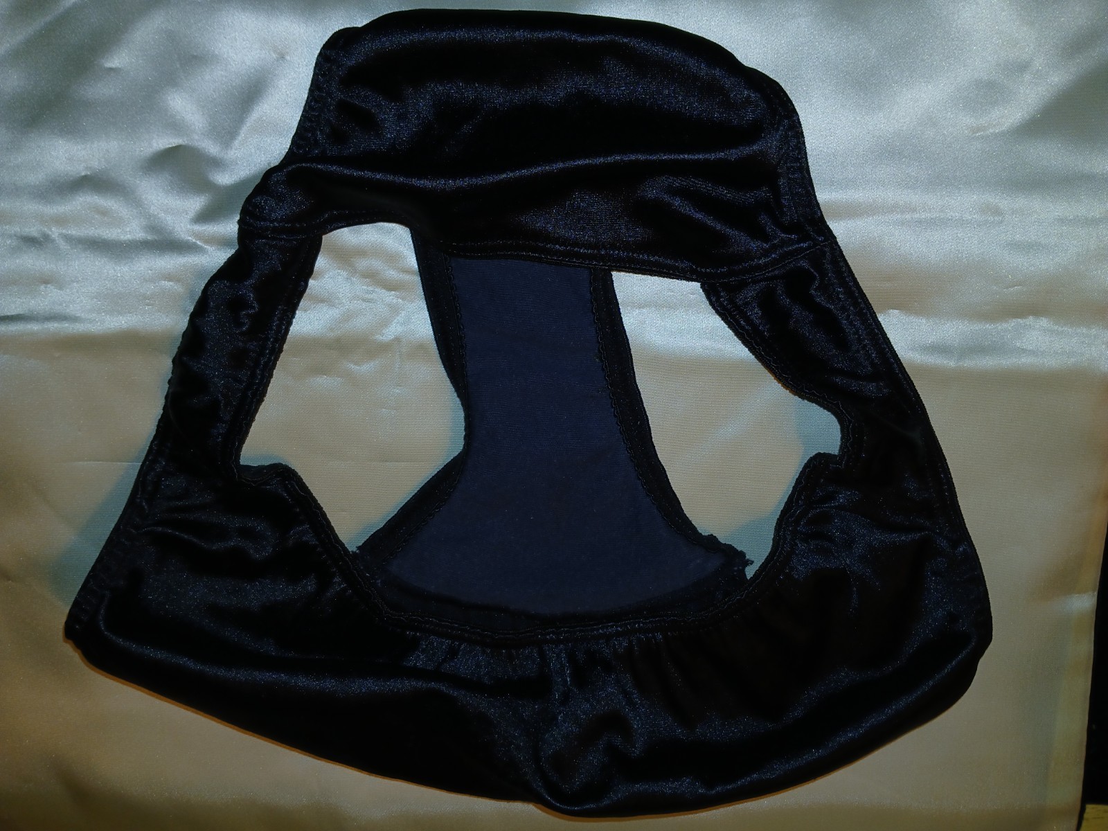 Vintage 90s Victoria’s Secret Black Satin Second Skin Hipster Bikini Panties M