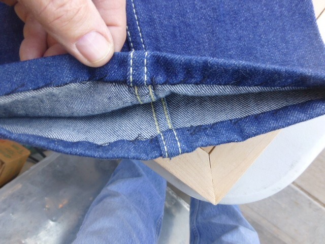 New, never washed Bon Bon size 15 woman’s blue jeans leaf pocket vintage qu b