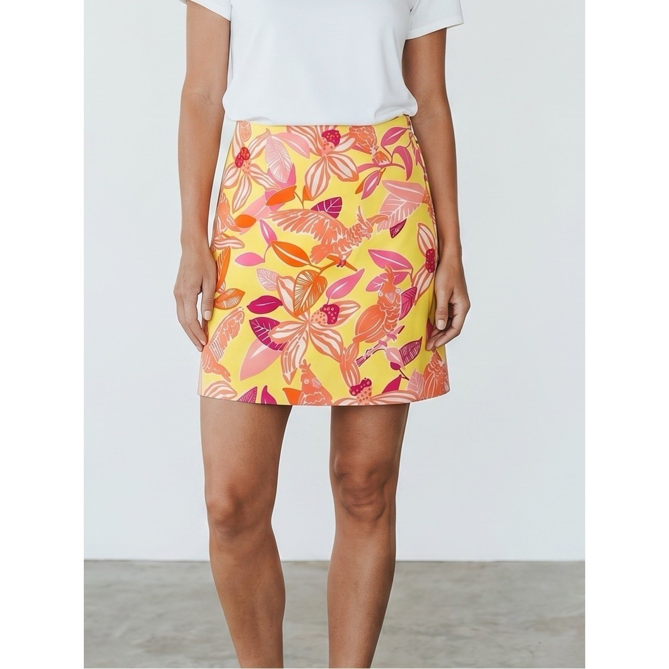 ♾️White Tag Lilly Pulitzer Pacific Wing Skirt Sz 10 Vintage Preppy♾️