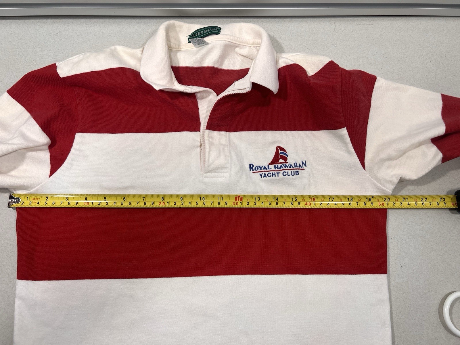 Vintage Hawaiian Yacht Club Graphic Made In USA Outer Banks- Size Medium
