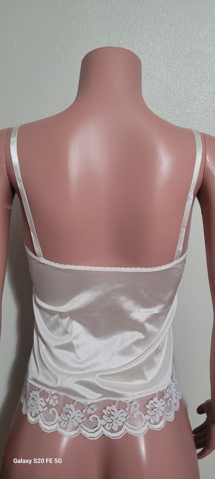 Chantilly Maidenform White Camisole 64004 Size 32 Metric 70 Tagged