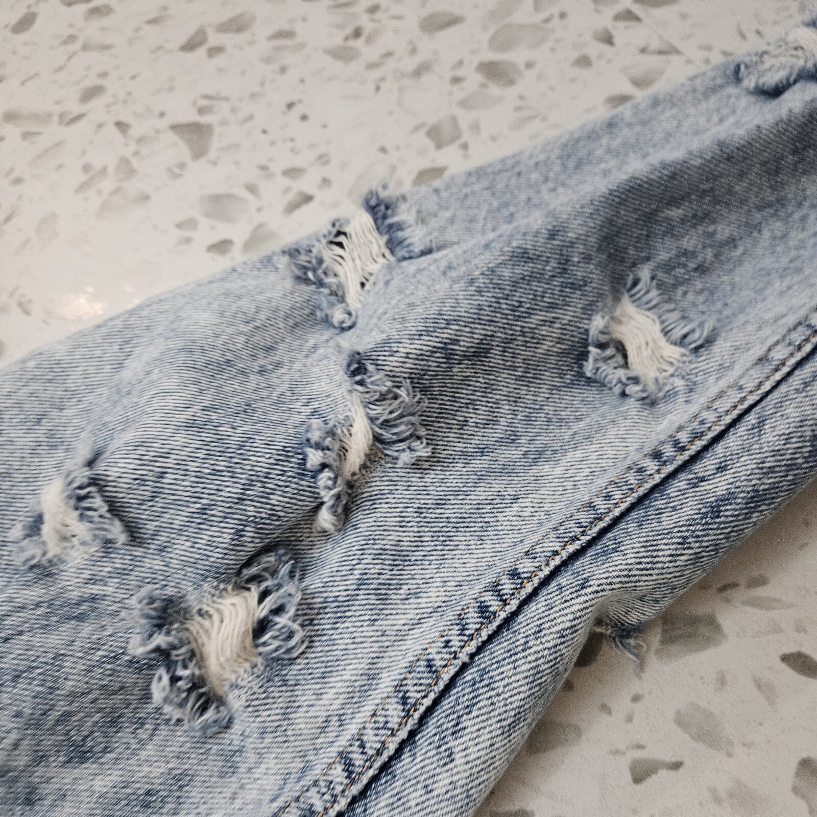 VTG 80s No Excuses High Waisted Acid Washed Distressed Jeans Women’s Sz 11