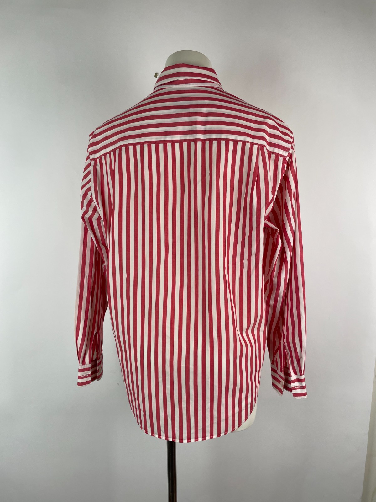 Vintage 80s Womens J.G. JG Hook Button Down Button Up 100% Cotton 12 Hong Kong