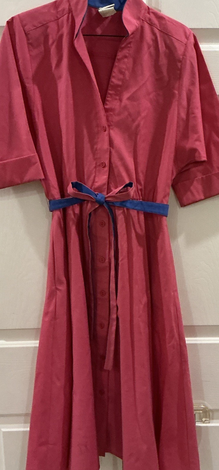 Vintage Women’s Dress Willie Of California Made In Usa Pink Size 8 Cotton Blend