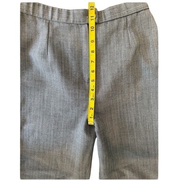 Reflections Vintage Grey Herringbone High Waist Pants Costume Theater 10T 12B
