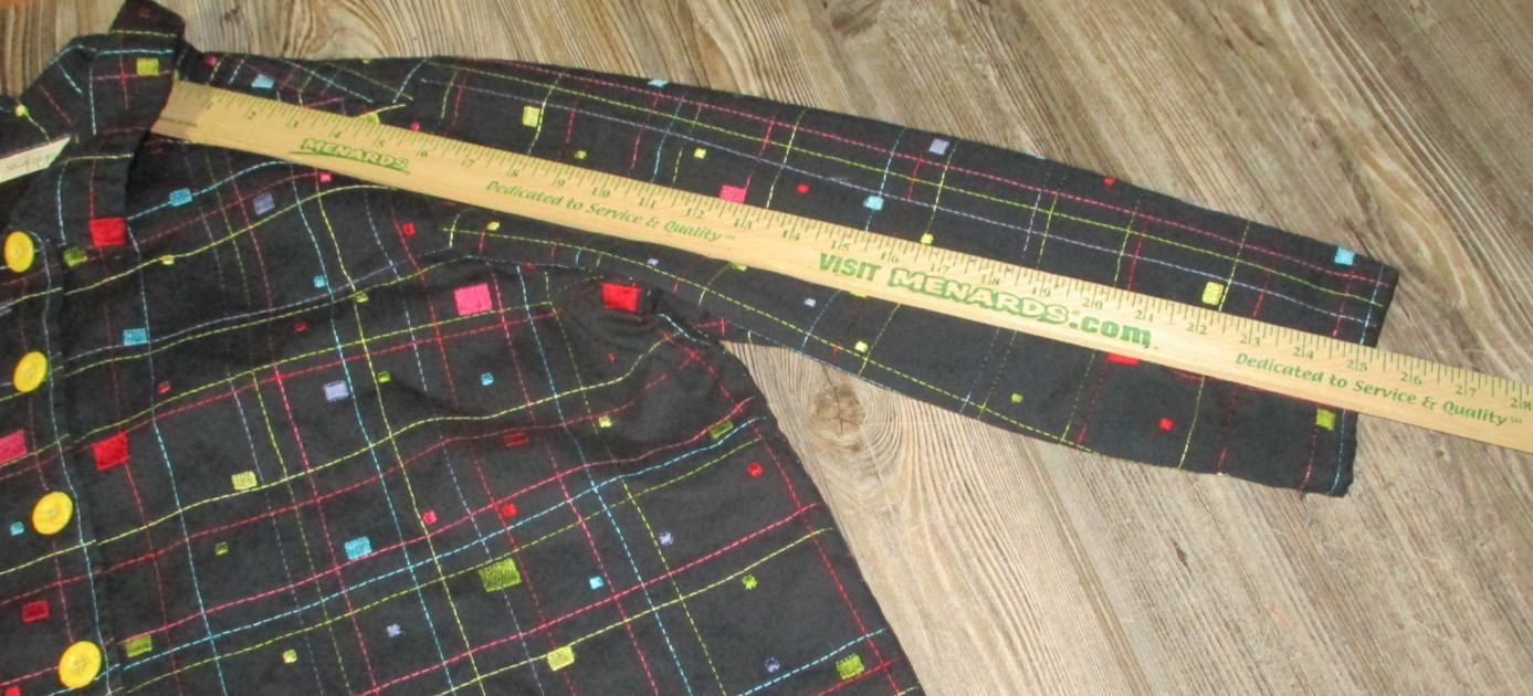 Vintage Studio Works Colorful Blazer Jacket Rainbow 80s 90s Career Office Unique