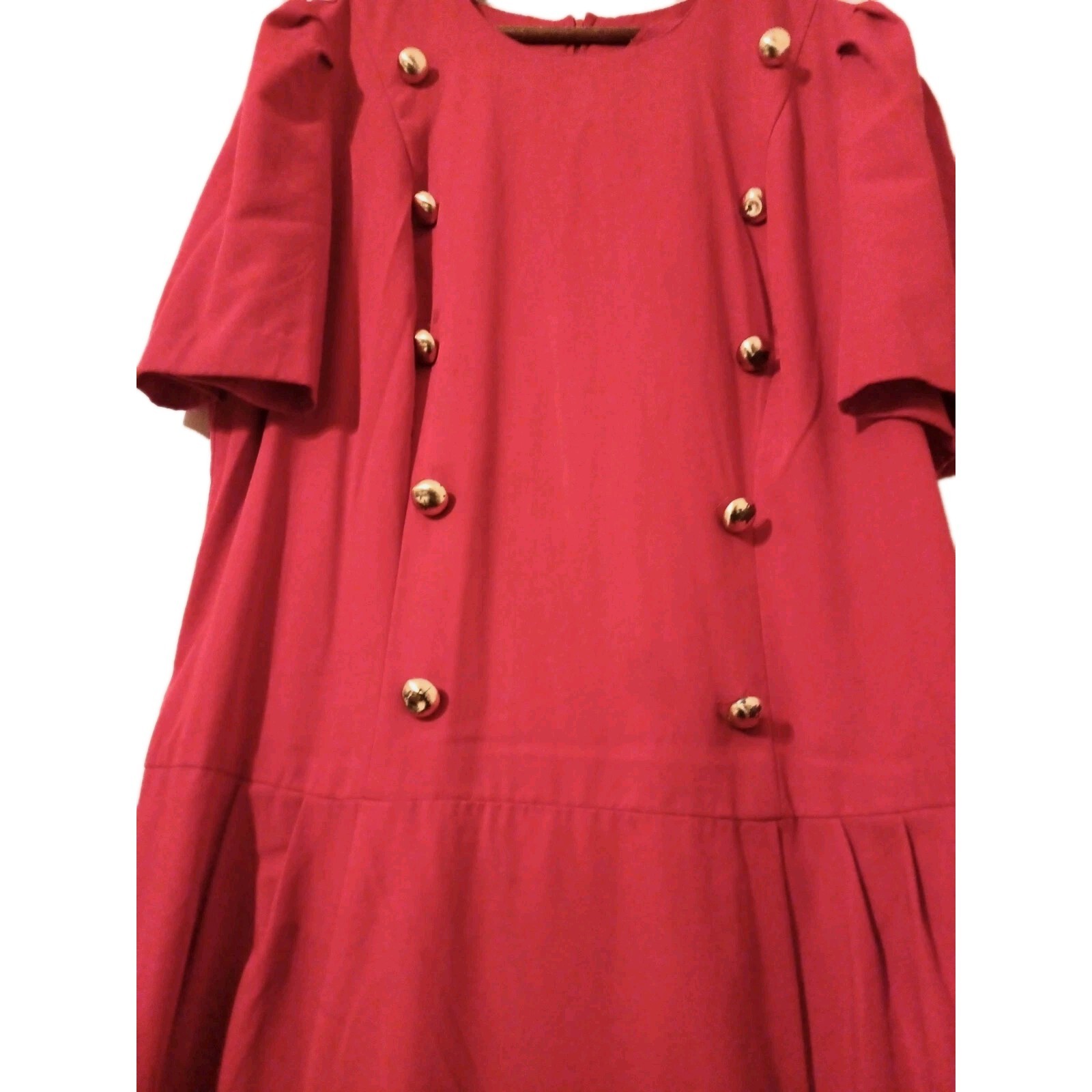 Vintage Ari’s Korner Red Maxi Dress With Button Details – Plus Size 20