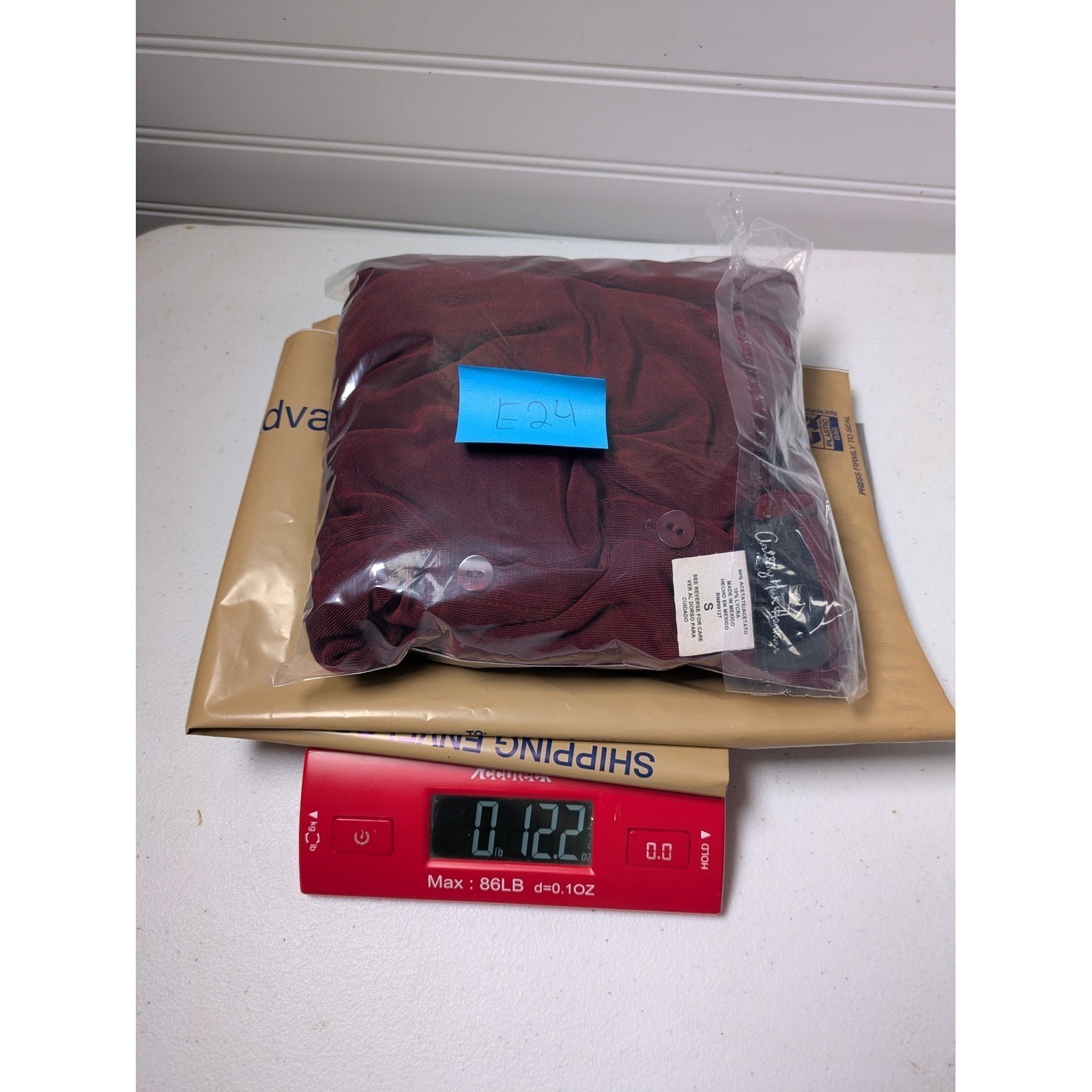 Anthony Mark Hankins Womens Dress Small Maroon Slinky Semi Sheer Sexy Vintage 90