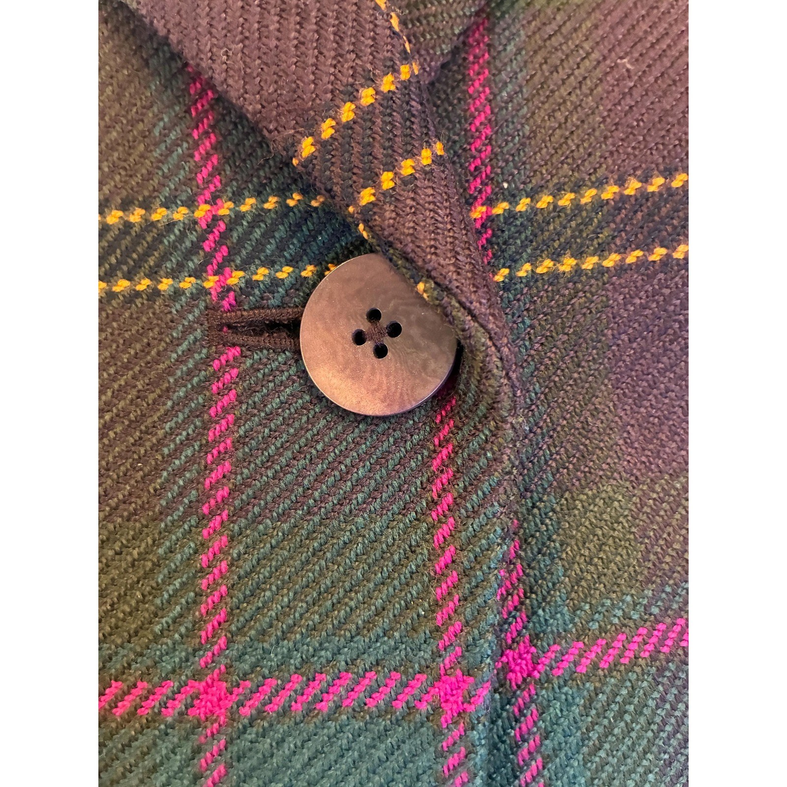 Vintage 90s Ellen Tracy Linda Allard Plaid Wool Skirt Suit, Dark Academia
