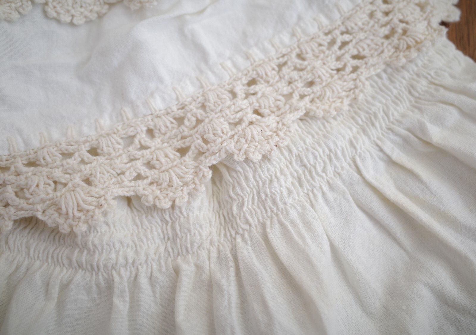 Vintage 70’s Papillon White Long Dress Off Shoulder Ruffle Size S Boho Mexican