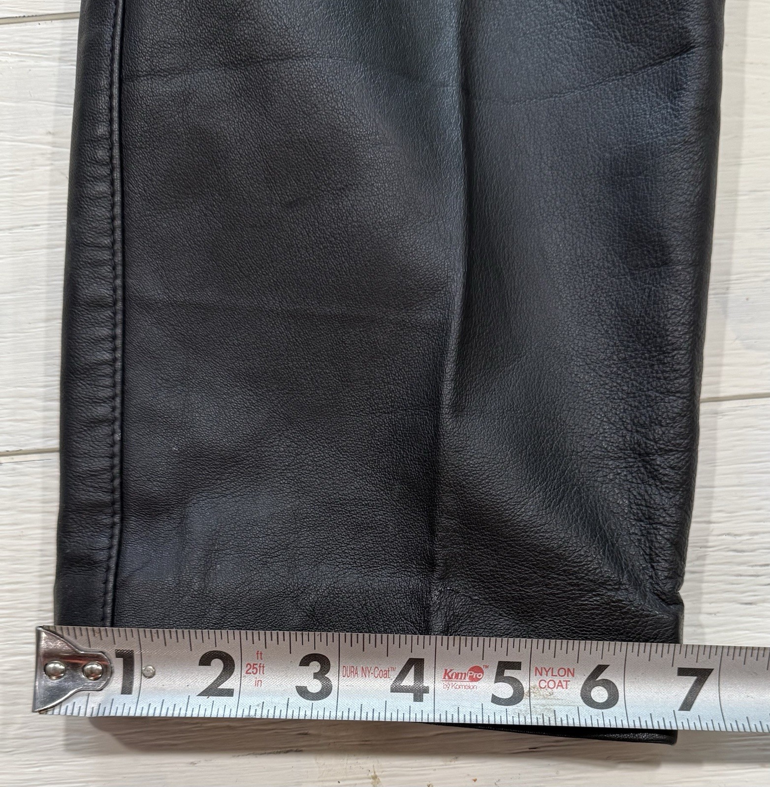 Vintage 80’s Kezia Black Leather Pants Women’s Size 12 Pleated High Waist
