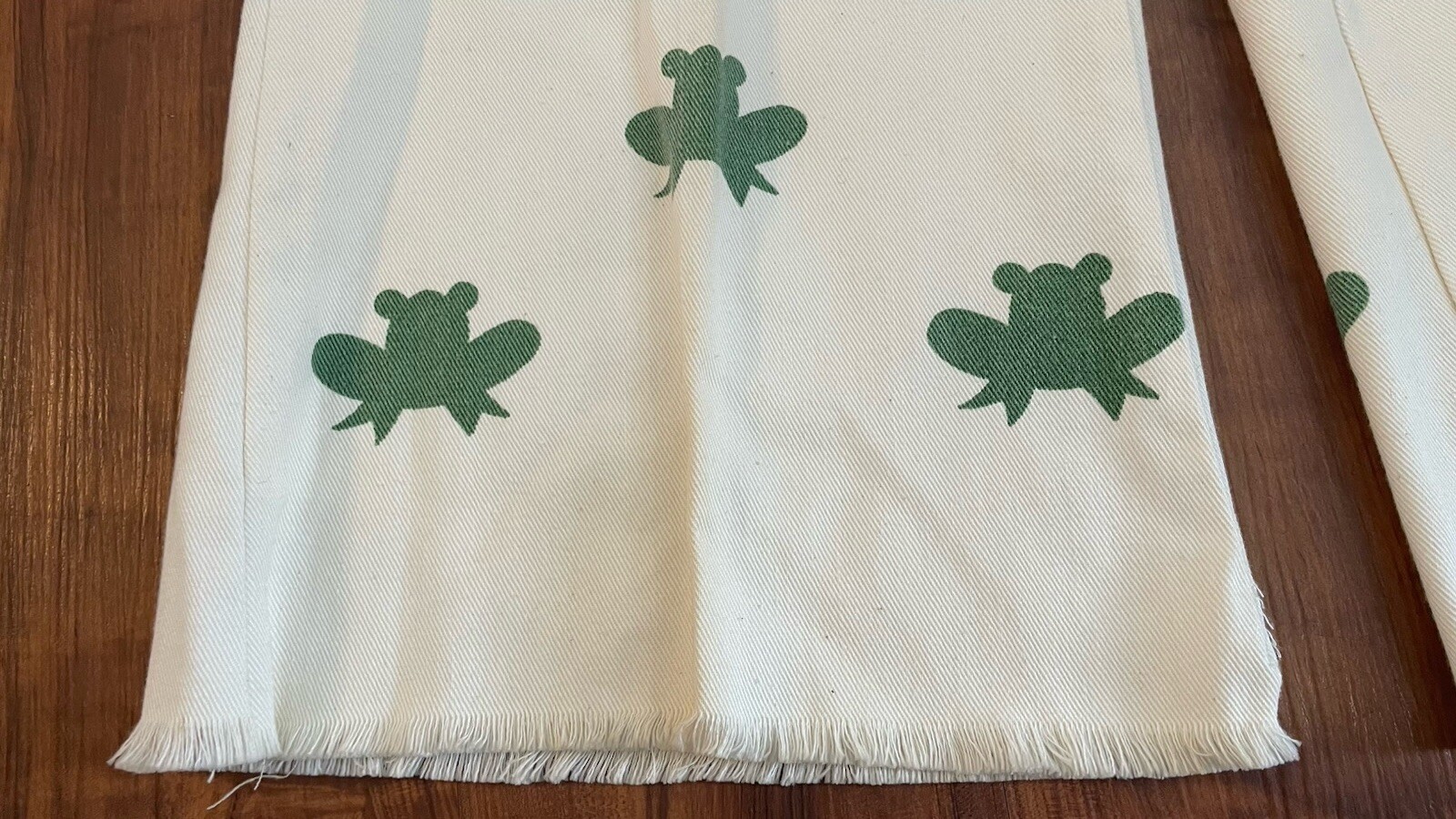 VTG 70s Lady Wrangler Frog Graphic Top Bell Bottom Set Boho Cottagecore Rare M