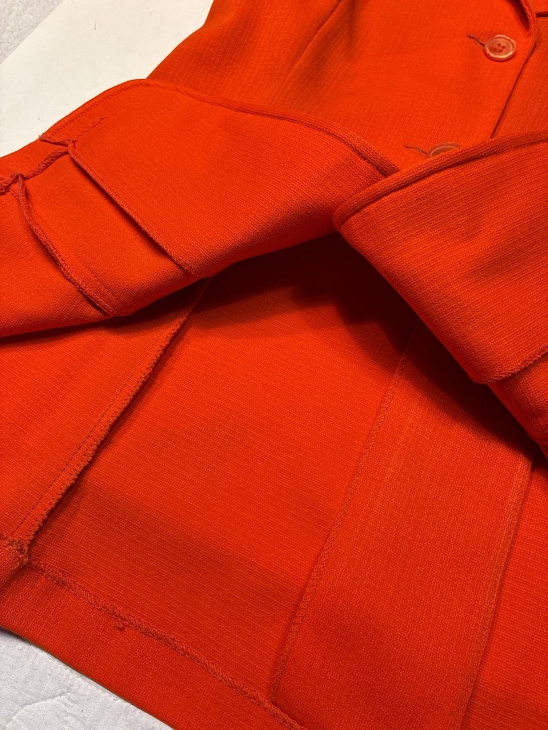 Vintage 1970s Prior Westerns Denver Orange Blazer Jacket