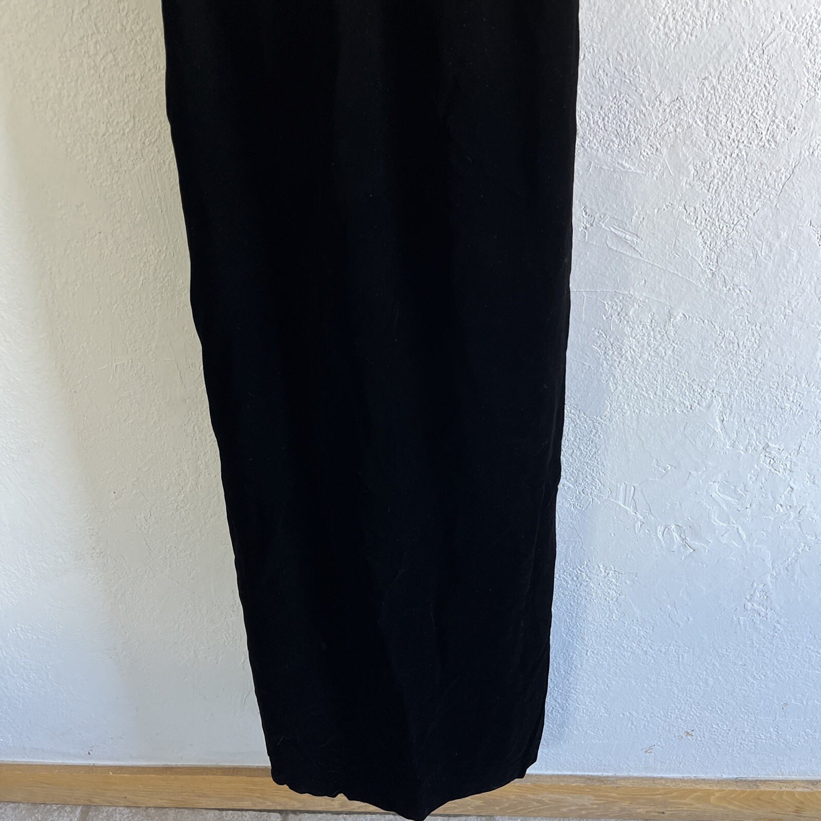 Vtg Jill Richards Lace Blk Velvet Sheer Sm Old Money Sexy Dress Classic Timeless