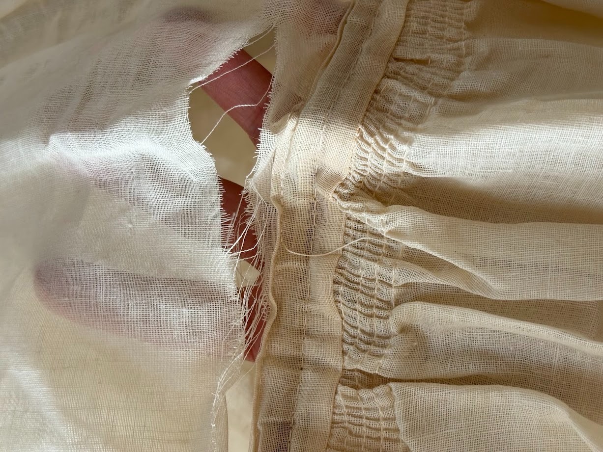 2pc lot VINTAGE FULL CIRCLE TIERED PETTICOAT SLIPS AS IS FOR REPURPOSING
