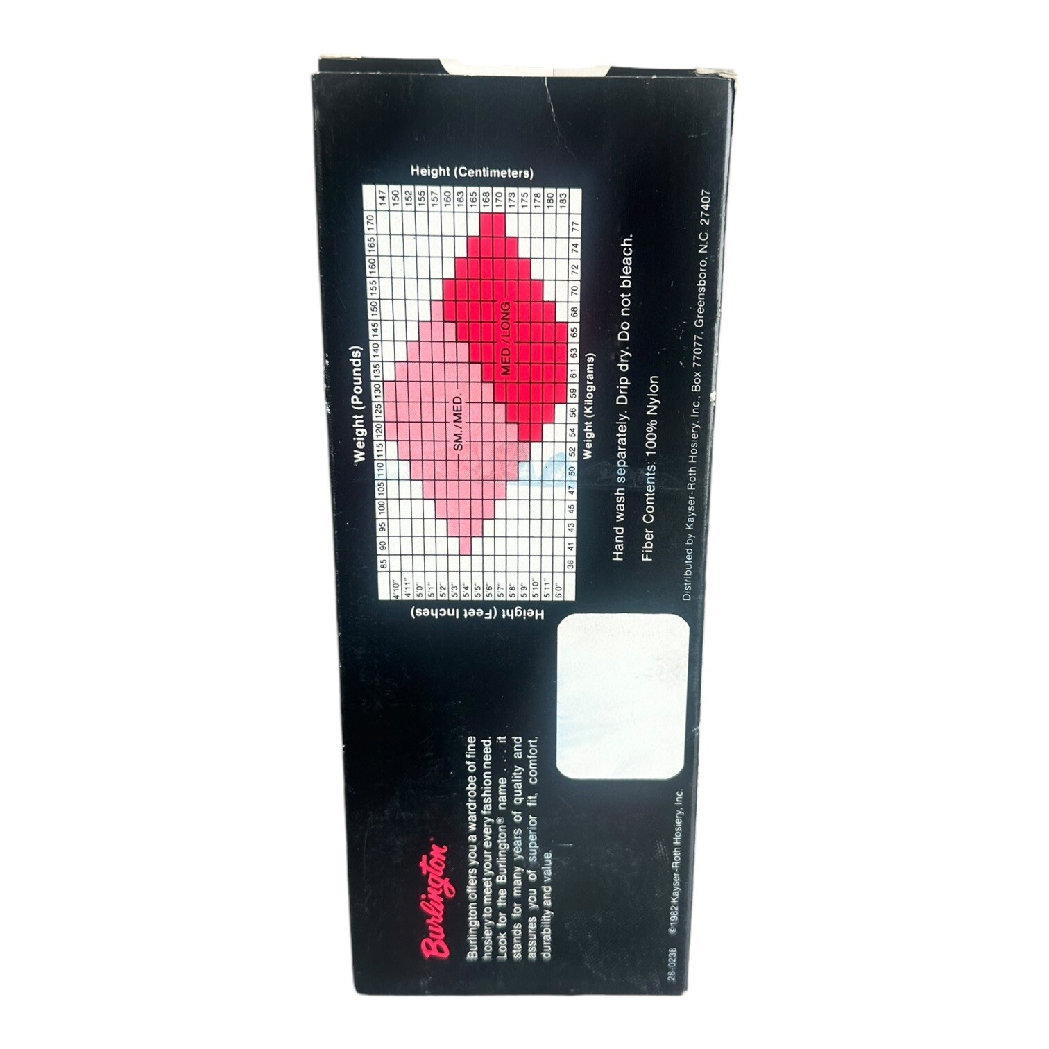 Vtg 1982 Burlington All Sheer Pantyhose Dove Gray Sm/Med Sandalfoot 100% Nylon